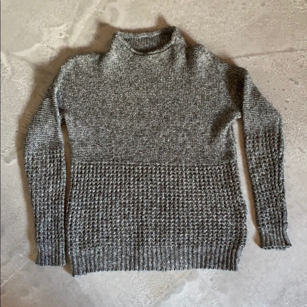 Olive Green Turtleneck Sweater
